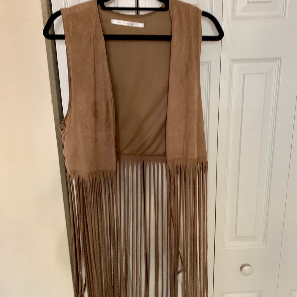 Fringed vest